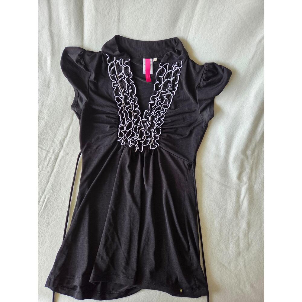 HeartSoul Y2K Ruffle Top